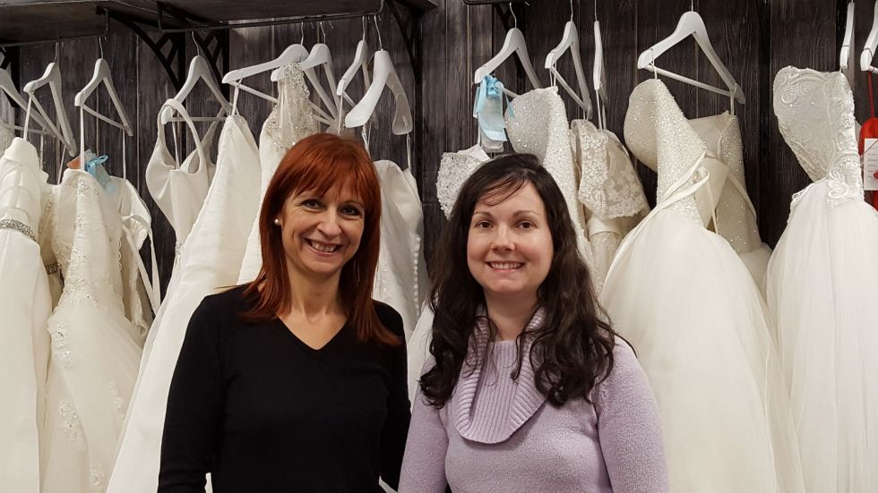 la gagnante du jeu 'gagnez votre robe de mariée'